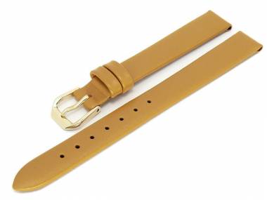 Uhrenarmband 12mm hellbraun glatte Oberfl�che ohne Naht - Bild vergr��ern 
