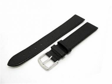 PREISTIPP: Uhrenarmband 18mm schwarz fein genarbt (Schlie�enansto� 16 mm) - Bild vergr��ern 