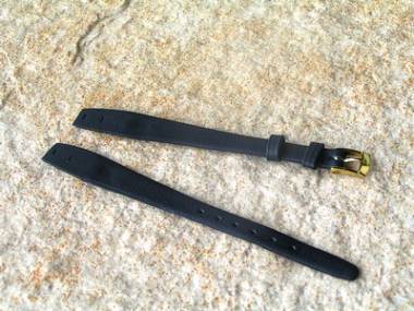 Uhrenarmband 14mm fester Steg dunkelblau - Bild vergr��ern 