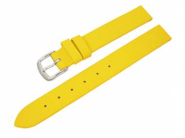 Uhrenarmband 14mm gelb flach glatt - Bild vergr��ern 