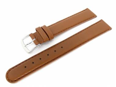 Uhrenarmband XL 16mm hellbraun abgen�ht - Bild vergr��ern 