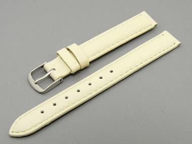 Uhrenarmband -Classic Standard- 10mm creme glatte Oberfl�che (Schlie�enansto� 10 mm) - Bild vergr��ern 