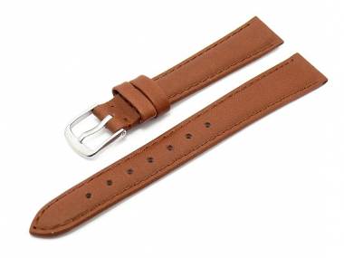 Uhrenarmband -Classic Standard- 10mm rotbraun glatte Oberfl�che (Schlie�enansto� 10 mm) - Bild vergr��ern 