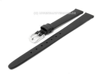 Uhrenarmband XL 14mm schwarz glatte Oberfl�che matt ohne Naht - Bild vergr��ern 