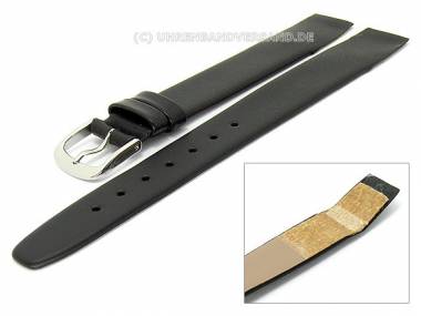 Uhrenarmband Klebeband 20mm schwarz glatte Oberfl�che f�r feste Stege - Bild vergr��ern 