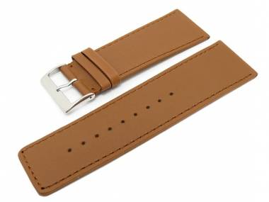 Uhrenarmband -Classic Standard- 36mm braun flach glatte Oberfl�che (Schlie�enansto� 34 mm) - Bild vergr��ern 