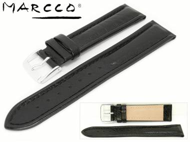 Uhrenarmband 18mm schwarz gepolstert von Marcco - Bild vergr��ern 