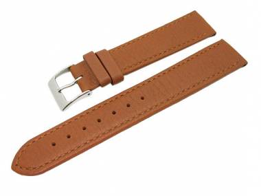 Uhrenarmband 18mm r�tlich braun Nappa fein genarbt von Eichm�ller (Schlie�enansto� 16 mm) - Bild vergr��ern 