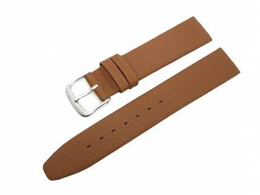 Uhrenarmband 16mm braun naturgeschrumpftes Oberleder - Bild vergr��ern 