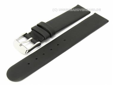 Uhrenarmband 16mm schwarz matt ohne Naht hydrophobiert (Schlie�enansto� 16 mm) - Bild vergr��ern 