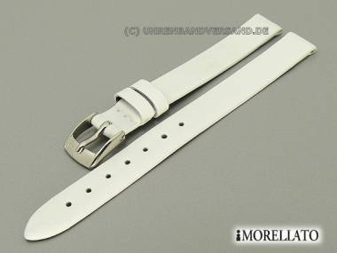 Uhrarmband 10mm wei� -Thin Vitello- glatt flach ohne Naht von MORELLATO - Bild vergr��ern 