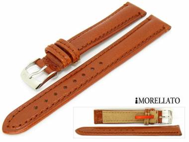 Uhrarmband 14mm braun -Cuoio Kristall- genarbt weich leicht gl�nzend von MORELLATO - Bild vergr��ern 