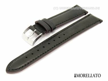 Uhrarmband -Ligabue- echt Lamm 20mm schwarz glatt von MORELLATO - Bild vergr��ern 