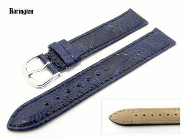 Uhrenarmband 16mm blau Barington echt Strau� (Bein) - Bild vergr��ern 