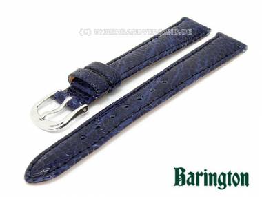 Uhrenarmband 15mm dunkelblau Barington echt Strau� (Bein) - Bild vergr��ern 