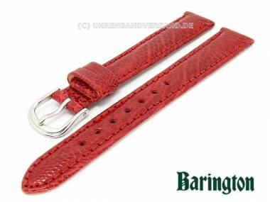Uhrenarmband 12mm rot Barington echt Strau� (Bein) - Bild vergr��ern 