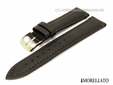Uhrarmband -Boccioni- 22mm dunkelbraun glatt Antiklook von MORELLATO - Bild vergr��ern 