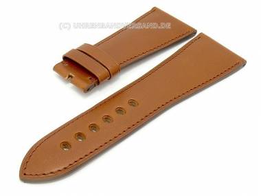 Uhrenarmband f�r Cartier 24mm braun glatte Oberfl�che matt - Bild vergr��ern 