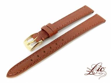Manufaktur- Uhrband -Russia- 12mm braun grob gek�rnte Oberfl�che von Lic (Schlie�enansto� 10 mm) - Bild vergr��ern 