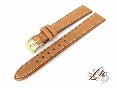 Manufaktur- Uhrband  -Eco- 12mm hellbraun glatte Oberfl�che von Lic (Schlie�enansto� 10 mm) - Bild vergr��ern 