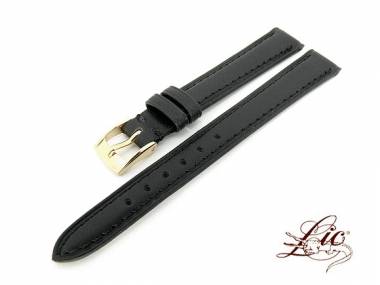 Manufaktur- Uhrband  -Eco- 14mm schwarz glatte Oberfl�che von Lic (Schlie�enansto� 12 mm) - Bild vergr��ern 