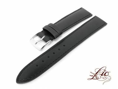 Manufaktur- Uhrband  -Eco- 18mm schwarz glatte Oberfl�che von Lic (Schlie�enansto� 16 mm) - Bild vergr��ern 