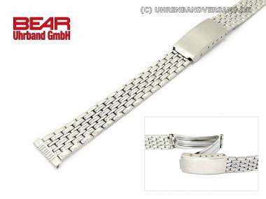 Edelstahl-Uhrband 14mm poliert elegant feingliedrig von BEAR - Bild vergr��ern 