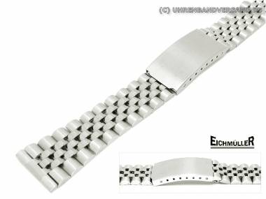 Uhrenarmband 18mm Edelstahl Jubilee-Stil teilweise poliert - Bild vergr��ern 