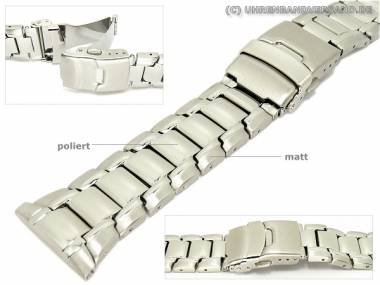 Edelstahlband 30mm Massiv-Optik teilpoliert sportlich-elegant Faltschlie�e von Birkenstock - Bild vergr��ern 
