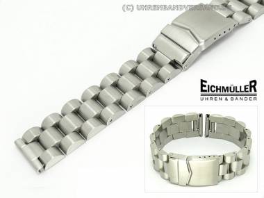 Uhrenarmband 20mm Edelstahl massiv matt von Eichm�ller - Bild vergr��ern 
