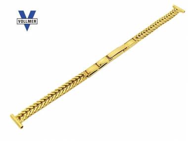 Uhrenarmband 12mm goldplattiert Schmuckarmband von Vollmer - Bild vergr��ern 