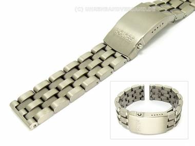 Ersatzuhrenband SECTOR 20mm Titan massiv matt Faltschlie�e - Bild vergr��ern 