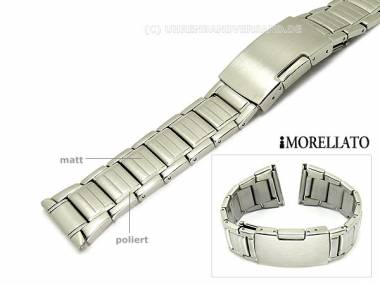 Uhrarmband 22mm Edelstahl Massiv-Optik teilpoliert von MORELLATO - Bild vergr��ern 