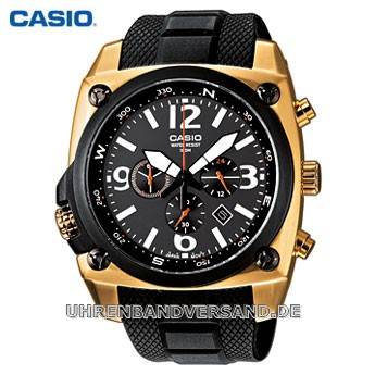 Chronograph MTF-E003G-1AVEF Edelstahl goldfarben/schwarz Kunststoffband von Casio (*CA*HU*) - Produktbild 
