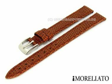 Uhrarmband XL -Livorno Cucito- 14mm goldbraun echt Eidechse von MORELLATO (Schlie�enansto� 12 mm) - Bild vergr��ern 