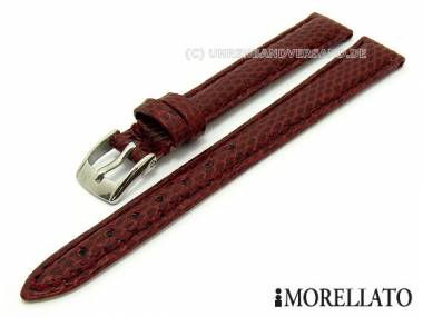 Uhrarmband -Violino Lucertola- 10mm bordeaux echt Eidechse von MORELLATO (Schlie�enansto� 10 mm) - Bild vergr��ern 
