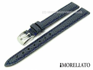 Uhrarmband -Violino Lucertola- 12mm dunkelblau echt Eidechse von MORELLATO (Schlie�enansto� 10 mm) - Bild vergr��ern 