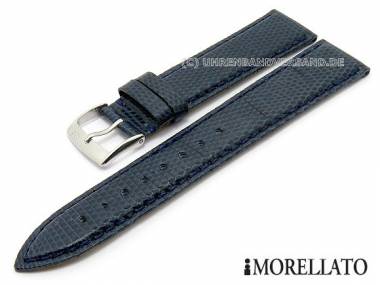 Uhrarmband -Violino Lucertola- 16mm dunkelblau echt Eidechse von MORELLATO (Schlie�enansto� 14 mm) - Bild vergr��ern 