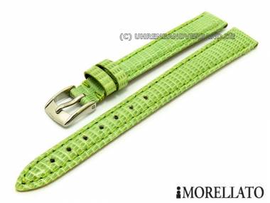 Uhrarmband -Violino Lucertola- 10mm hellgr�n echt Eidechse von MORELLATO (Schlie�enansto� 10 mm) - Bild vergr��ern 