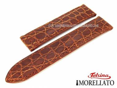 Uhrarmband echt Krokodil 18mm goldbraun f�r Cartier von MORELLATO Felsina (Schlie�enansto� 18 mm) - Bild vergr��ern 