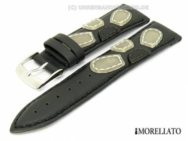 Uhrarmband 20mm schwarz -Lorica- wasserfest von MORELLATO - Bild vergr��ern 