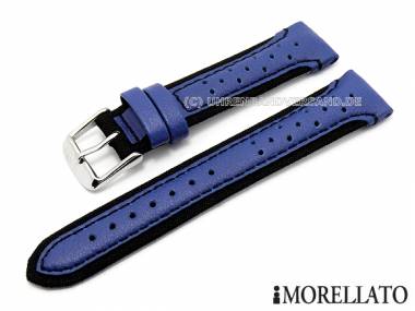 Uhrenarmband 24mm dunkelblau -Scherma- Lorica wasserfest von MORELLATO (Schlie�enansto� 22 mm) - Bild vergr��ern 