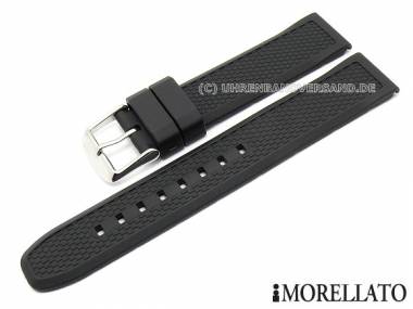 Uhrenarmband -Endine- 22mm schwarz von MORELLATO (Schlie�enansto� 22 mm) - Bild vergr��ern 