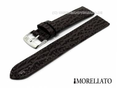 Uhrarmband 16mm schwarz -Touring Squalo Calf- Hai-Pr�gung abgen�ht von MORELLATO - Bild vergr��ern 