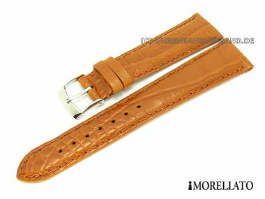 Uhrenarmband -Amadeus- 22mm hellbraun echt Alligator matt von MORELLATO (Schlie�enansto� 18 mm) - Bild vergr��ern 