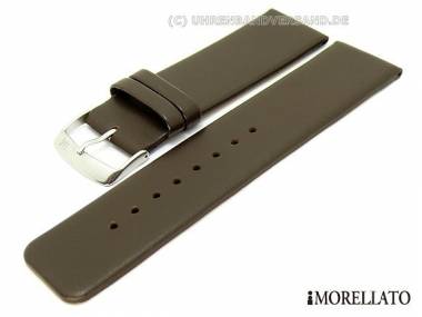 Uhrarmband -Large- 28mm dunkelbraun flach ohne Naht glatte Oberfl�che von MORELLATO - Bild vergr��ern 
