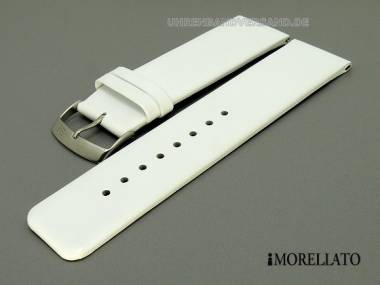 Uhrarmband -Large- 24mm wei� flach ohne Naht glatte Oberfl�che von MORELLATO - Bild vergr��ern 
