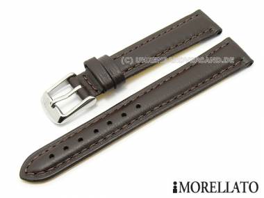 Uhrarmband -Fitness- 14mm dunkelbraun K�nguru-Leder von MORELLATO (Schlie�enansto� 12 mm) - Bild vergr��ern 