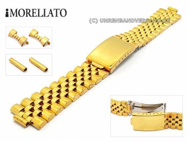 Uhrarmband 18/19mm Edelstahl -Tipo Jubilee- vergoldet Wechselansto� poliert von MORELLATO - Bild vergr��ern 