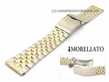 Uhrarmband 20mm Edelstahl bicolor teilweise poliert elegantes Design von MORELLATO - Bild vergr��ern 
